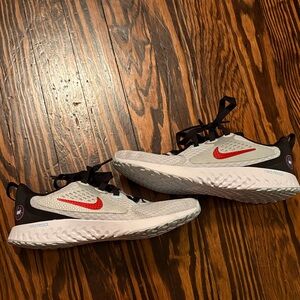 Nike Kids' White and Red Sneakers